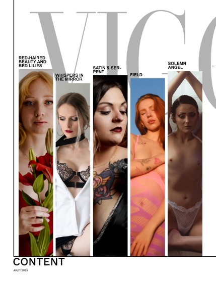 VIGOUR MAGAZINE Nude & Boudoir | July 2025 | Issue 01, page 2