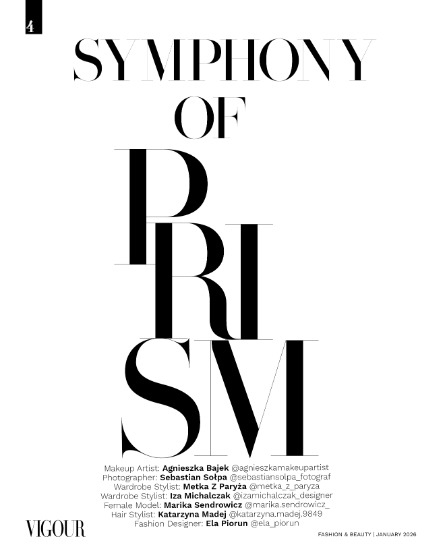 VIGOUR MAGAZINE Fashion & Beauty | January 2026 | Issue 14, page 4