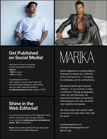 MARIKA MAGAZINE MEN (ISSUE 6155 - FEBRUARY), page 2