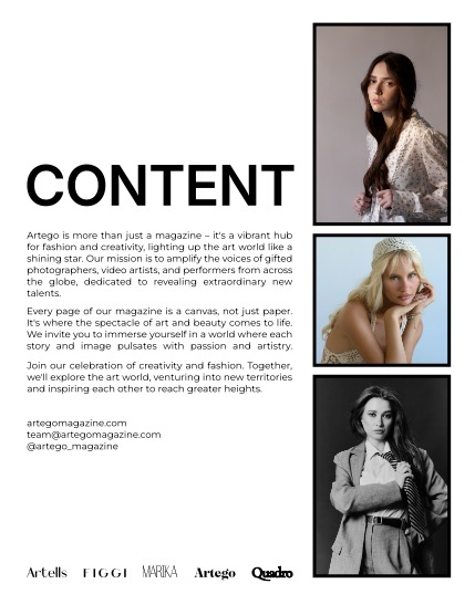 ARTEGO MAGAZINE - PORTRAIT MARCH ISSUE 1262, page 2