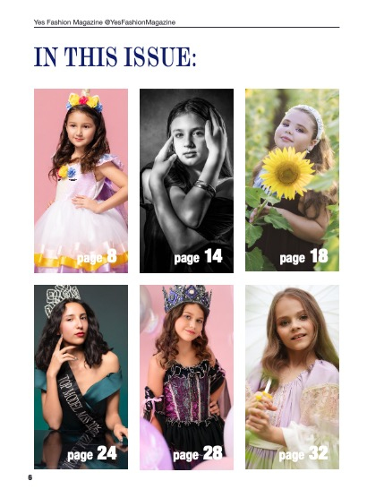 Yes Fashion Magazine, Issue #104, August 2026, Kids and Teens Edition, page 6
