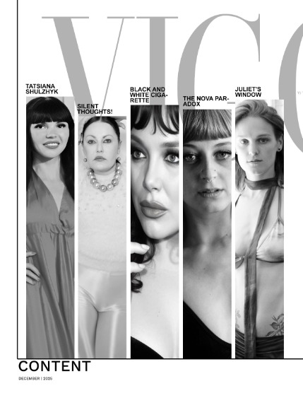 VIGOUR MAGAZINE The Black And White | December 2025 | Issue 02, page 2