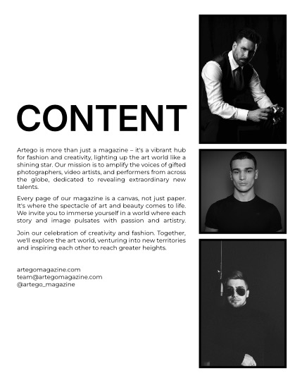 ARTEGO MAGAZINE - MEN JULY ISSUE 939, page 2