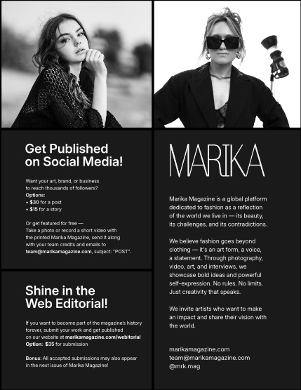 MARIKA MAGAZINE PORTRAIT (ISSUE 5862 - AUGUST), page 2