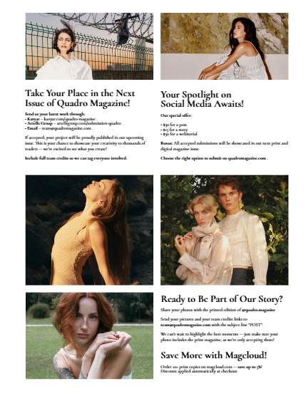 QUADRO MAGAZINE - FASHION & GLAMOUR AUGUST (Vol 1245), page 3