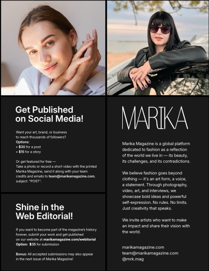 MARIKA MAGAZINE PORTRAIT (ISSUE 5748 - JUNE), page 2