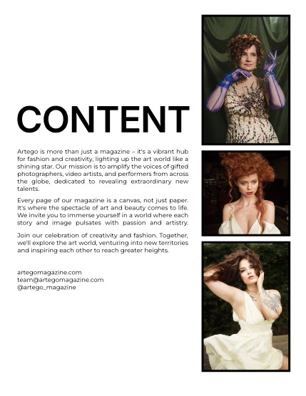 ARTEGO MAGAZINE - EMOTIONS. ART. FASHION JULY ISSUE 966, page 2