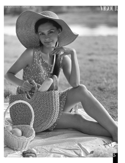 VIGOUR MAGAZINE The Black And White | February 2026 | Issue 03, page 5