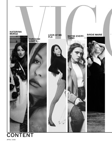 VIGOUR MAGAZINE Black And White | April 2025 | Issue 01, page 2