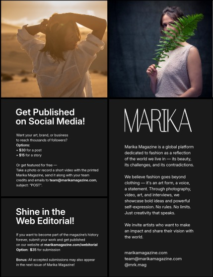 MARIKA MAGAZINE PORTRAIT (ISSUE 5764 - JUNE), page 2