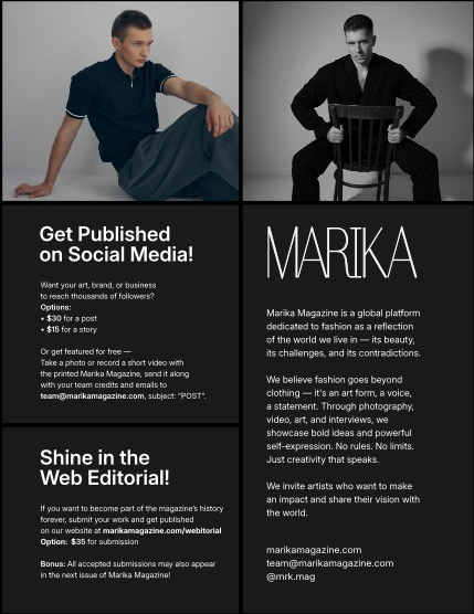 MARIKA MAGAZINE MEN (ISSUE 5775 - JULY), page 2