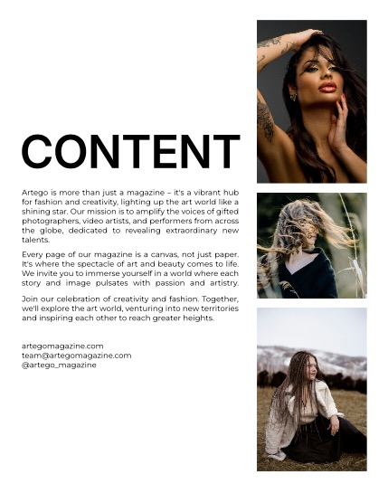 ARTEGO MAGAZINE - PORTRAIT MARCH ISSUE 766, page 2