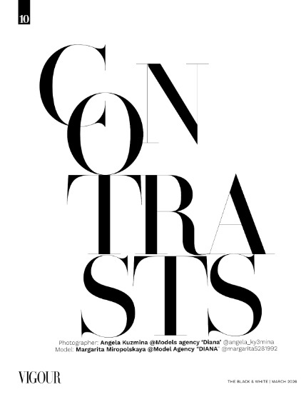 VIGOUR MAGAZINE The Black And White | March 2026 | Issue 02, page 10