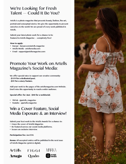 ARTELLS MAGAZINE - PORTRAIT AUGUST (Vol 4239), page 3
