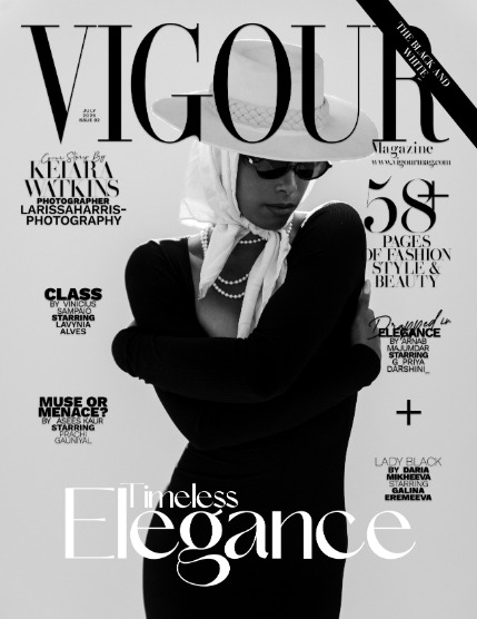 VIGOUR MAGAZINE The Black And White | July 2025 | Issue 02, page 1