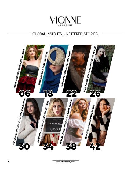 Вионн, журнал. Июнь, выпуск 14 (VIONNE Magazine - ISSUE #14 - JUNE), page 4