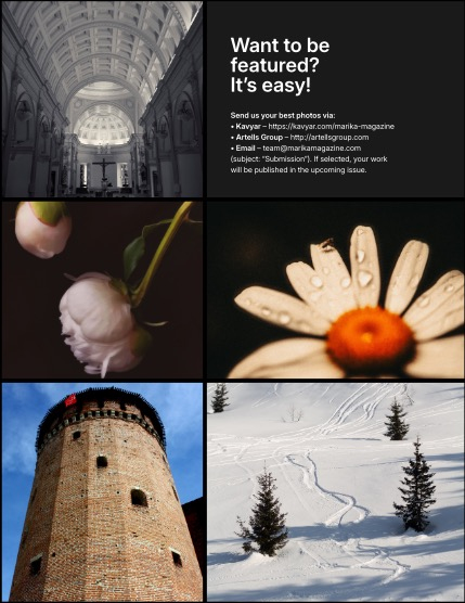 MARIKA MAGAZINE NATURE & TRAVELS (ISSUE 5826 - AUGUST), page 3