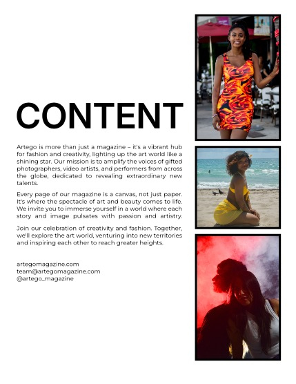 ARTEGO MAGAZINE - PORTRAIT SEPTEMBER ISSUE 1069, page 2