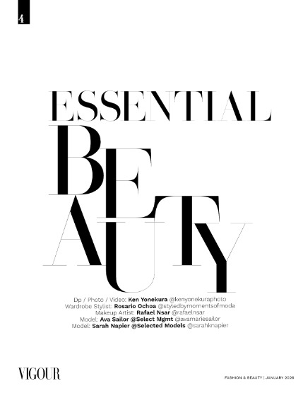 VIGOUR MAGAZINE Fashion & Beauty | January 2026 | Issue 16, page 4