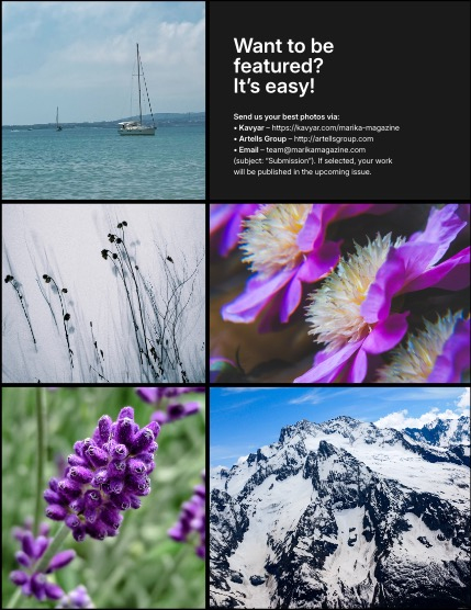 MARIKA MAGAZINE NATURE & TRAVELS (ISSUE 5803 - JULY), page 3