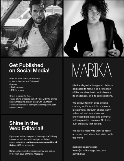 MARIKA MAGAZINE MEN (ISSUE 5887 - SEPTEMBER), page 2