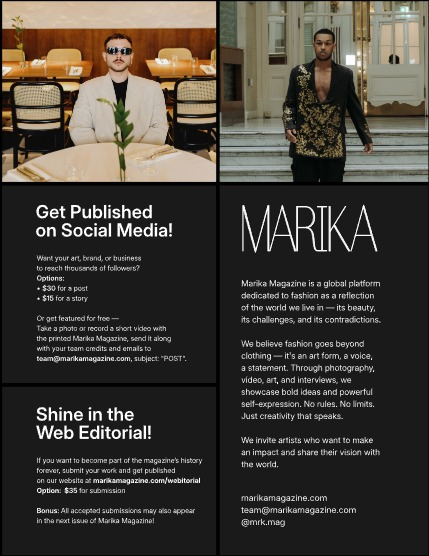 MARIKA MAGAZINE FASHION & GLAMOUR (ISSUE 6014 - NOVEMBER) , page 2