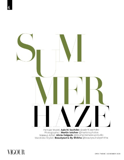 VIGOUR MAGAZINE OPEN THEME | November 2025 | Issue 05, page 4