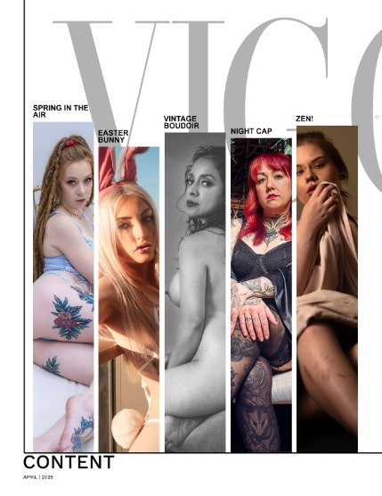 VIGOUR MAGAZINE Nude & Boudoir | April 2025 | Issue 02, page 2