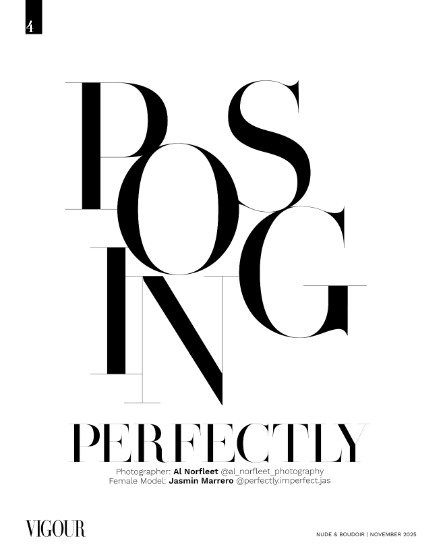 VIGOUR MAGAZINE The Nude & Boudoir | November 2025 | Issue 04, page 4