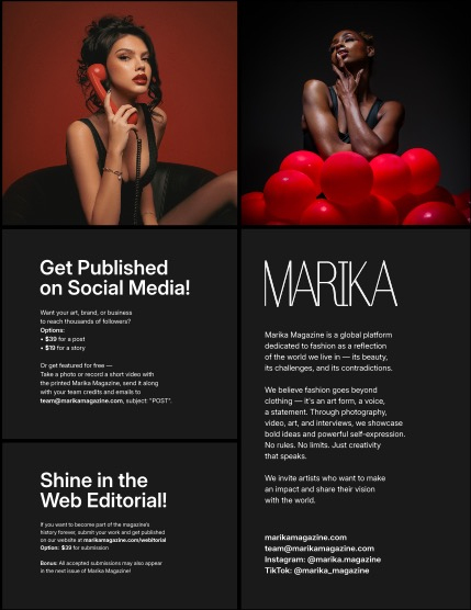MARIKA MAGAZINE PORTRAIT (ISSUE 6383 - August), page 2