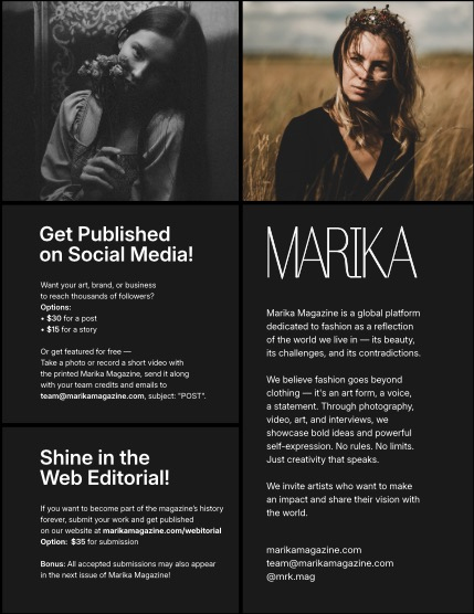 MARIKA MAGAZINE PORTRAIT (ISSUE 5920 - SEPTEMBER), page 2
