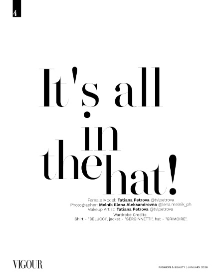 VIGOUR MAGAZINE Fashion & Beauty | January 2026 | Issue 05, page 4