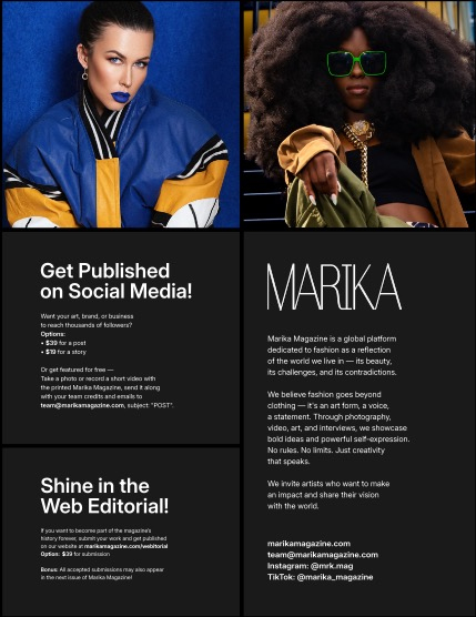 MARIKA MAGAZINE FASHION & GLAMOUR (ISSUE 6341 - JULY), page 2