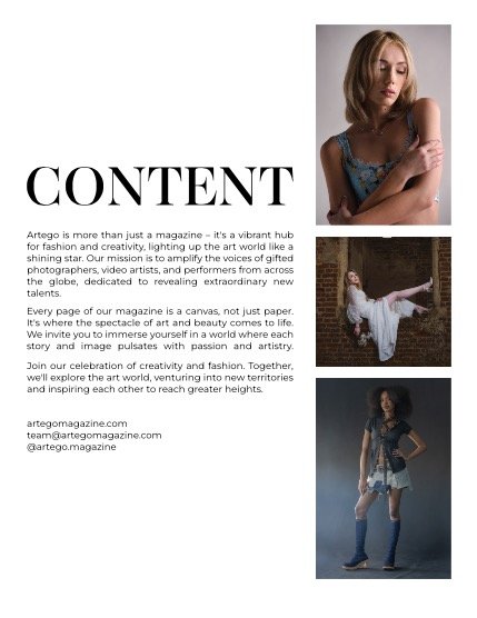 ARTEGO MAGAZINE - PORTRAIT JUNE ISSUE 371, page 2