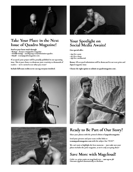 QUADRO MAGAZINE - MEN JULY (Vol 1175), page 3