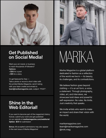 MARIKA MAGAZINE MEN (ISSUE 6112 - JANUARY), page 2