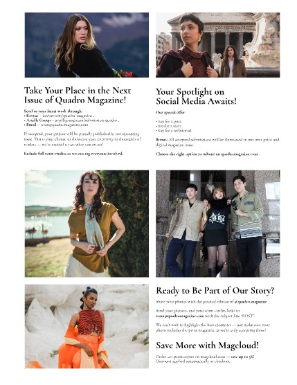 QUADRO MAGAZINE - FASHION & GLAMOUR APRIL (Vol 1547), page 3