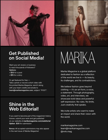 MARIKA MAGAZINE PORTRAIT (ISSUE 5928 - SEPTEMBER), page 2