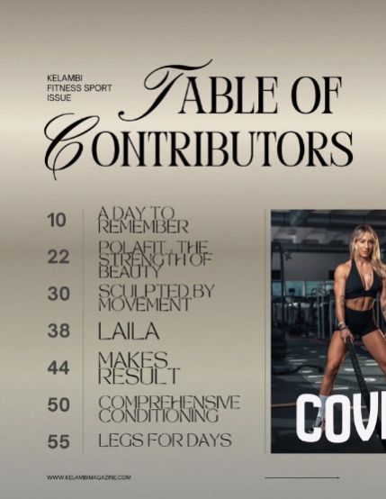 Келамби, журнал. Фитнес спорт, октябрь, выпуск 123 (Kelambi Magazine Fitness Sport October Edition Vol 123), page 6