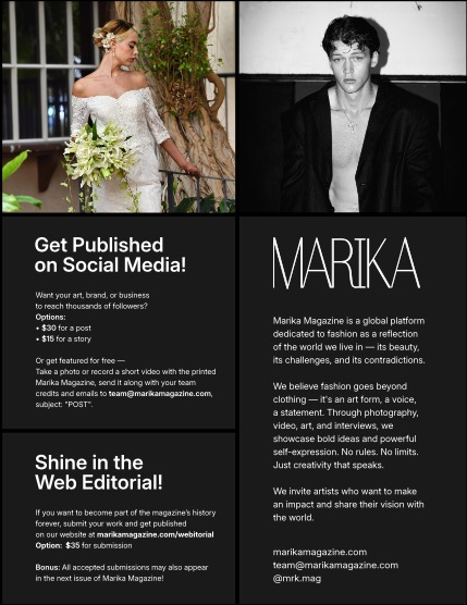 MARIKA MAGAZINE PORTRAIT (ISSUE 5742 - JUNE), page 2