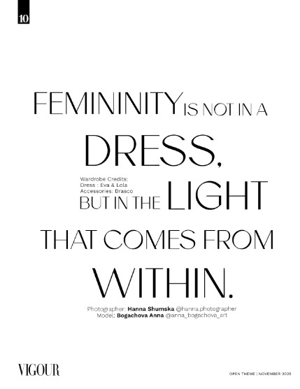 VIGOUR MAGAZINE OPEN THEME | November 2025 | Issue 03, page 10