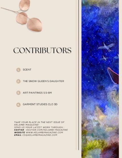 Келамби, журнал. Изобразительное искусство, октябрь, выпуск 85 (Kelambi Magazine Fine Art October Edition Vol 085), page 4