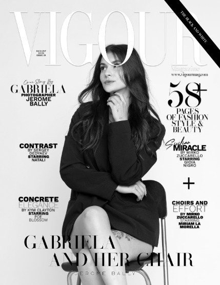 VIGOUR MAGAZINE The Black And White | August 2025 | Issue 01, page 1