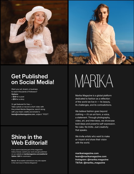 MARIKA MAGAZINE PORTRAIT (ISSUE 6382 - AUGUST), page 2