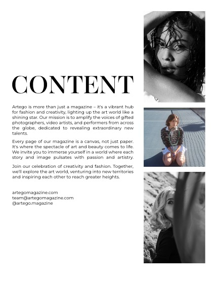 ARTEGO MAGAZINE - PORTRAIT JULY ISSUE 389, page 2