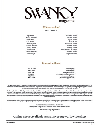 Swanky Kids Magazine - April 2025: The Kids & Teens Edition Issue 1, page 3