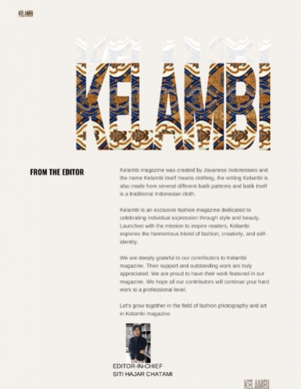 Kelambi Magazine | Fashion & Potrait Issue | 26th July 2025, page 8