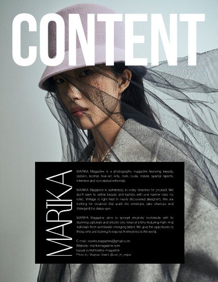 MARIKA MAGAZINE PORTRAIT  (ISSUE 3741 - MARCH), page 2