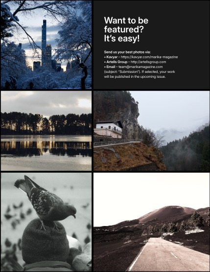 MARIKA MAGAZINE NATURE & TRAVELS (ISSUE 6115 - JANUARY), page 3