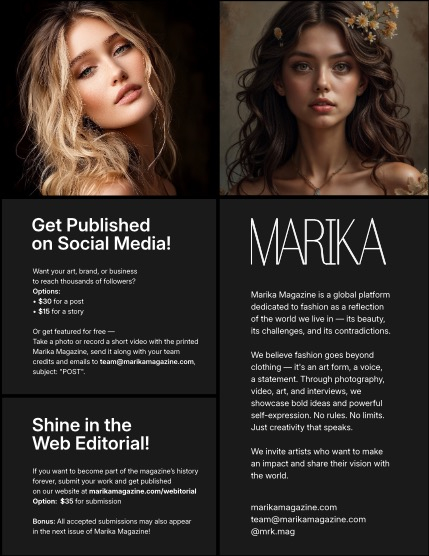 MARIKA MAGAZINE FINE-ART & AI (ISSUE 5656 - MAY), page 2